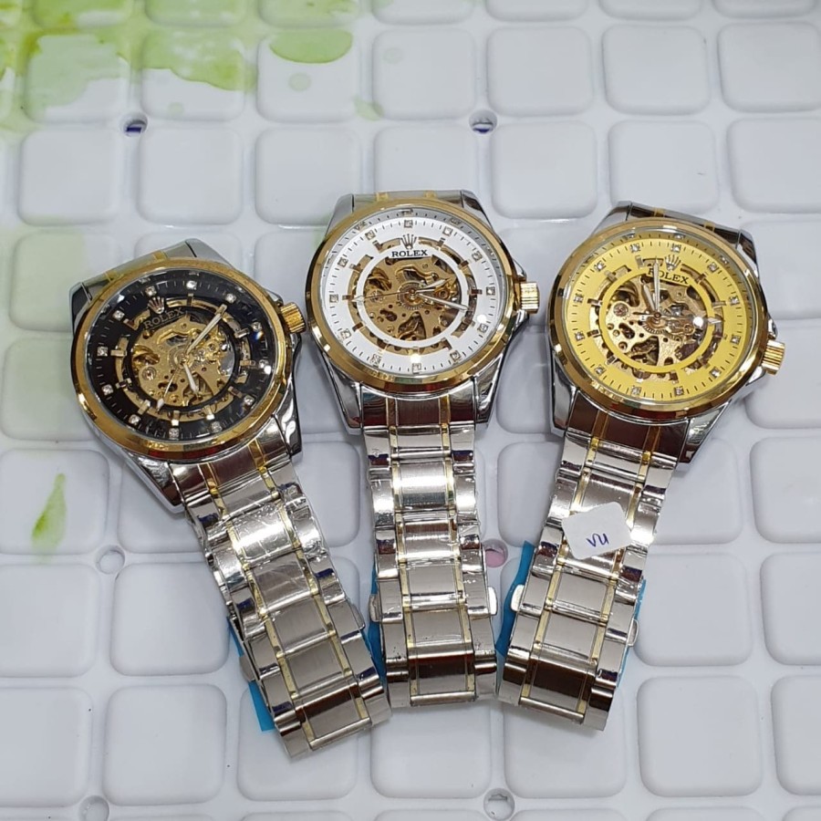 Limited Edition Jam Tangan Rolex Automatic Big Size Ethnic Kw Super Daytona Oyster Murah Shopee Indonesia