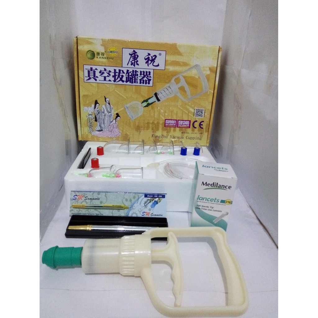 

Paket Hemat Kop Bekam Kangzhu C1 x 8 - Jarum Bekam - Pena Bekam Stainless Sammora
