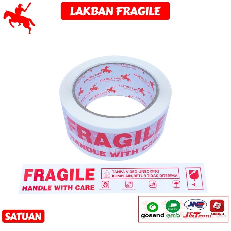 Lakban OPP TAPE / Lakban Fragile / Lakban video unboxing / sticker wajib unboxing