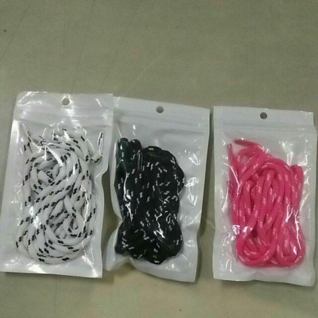Tali Sepatu Off White Bulat Motif 2 Warna / Shoelace Untuk Sneaker