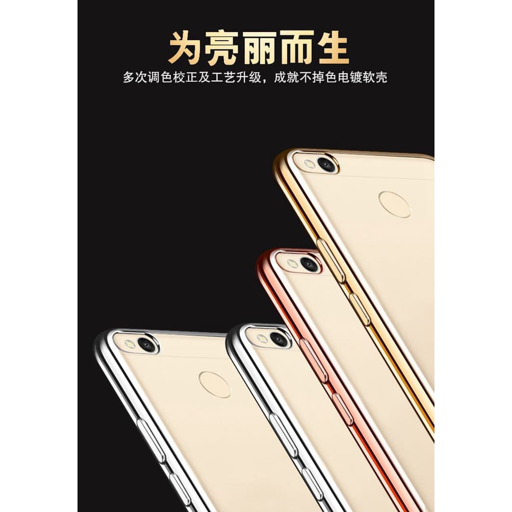 BARU Case List Chrome Samsung Galaxy J3 2016 J310 TPU Softcase Silikon   Hitam