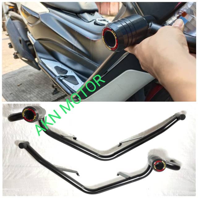 Crashbar tubullar pelindung body samping yamaha nmax 155 old