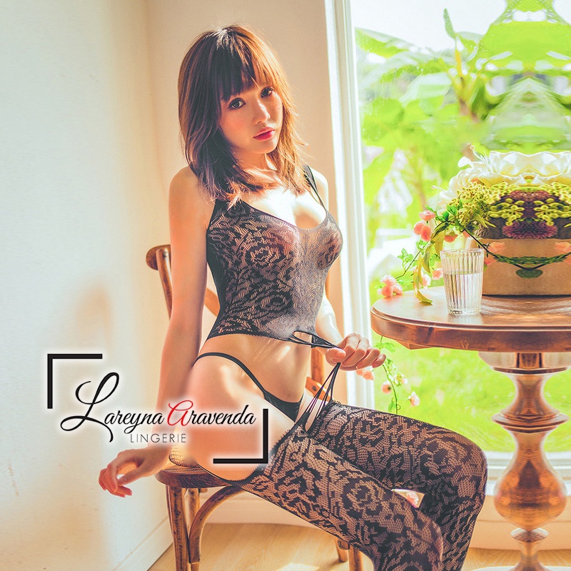 Lingerie Seamless Body Stocking Seksi Model Sexy Tiger Pattern LG389