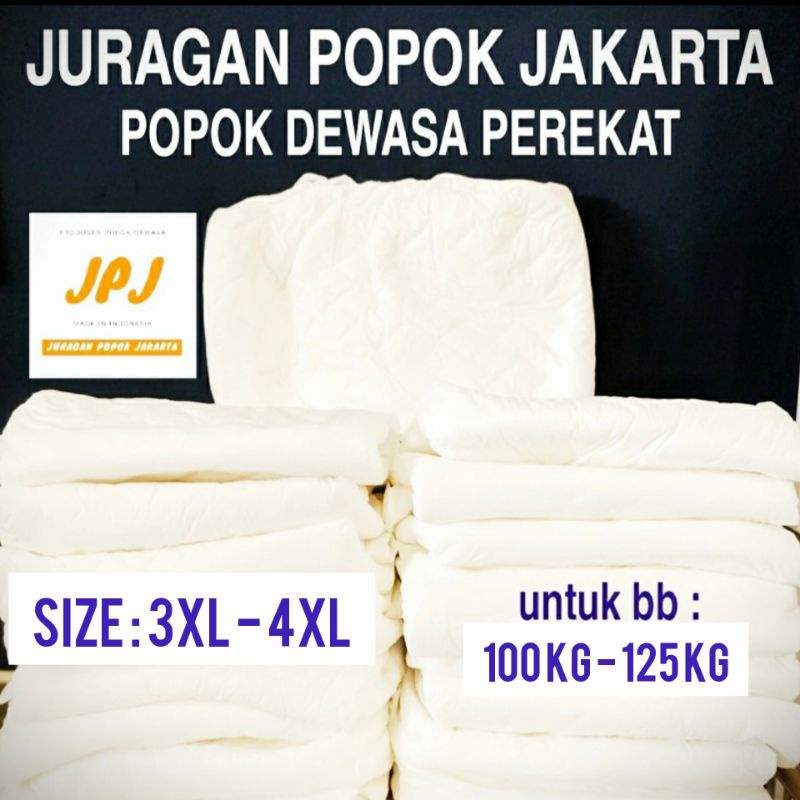 POPOK PEREKAT DEWASA JUMBO XXXL ISI 5 PCS // 3XL  // BESAR // PEMPERS