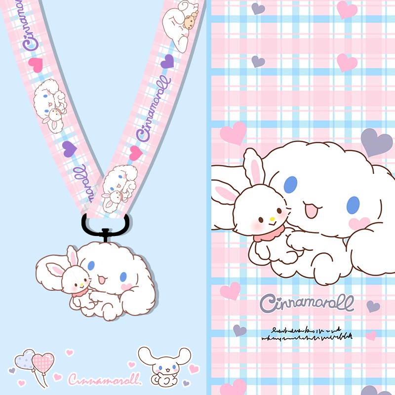 Cinnamoroll babycinnamoroll ponsel tali-temali kapal lebar versi selebriti Internet halter kerja kar