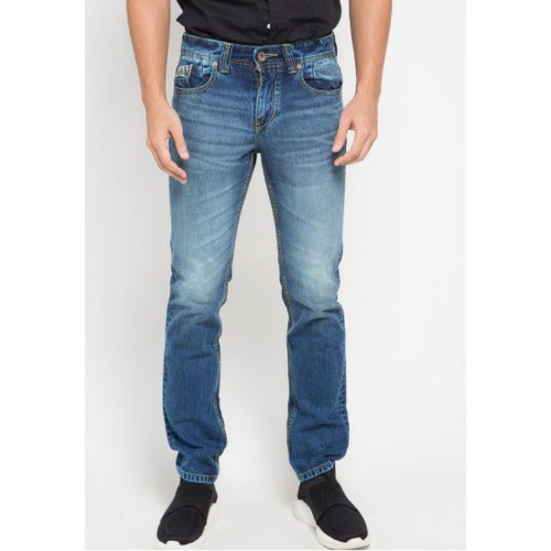 Celana Slimfit/Straight Pria Lois Jeans Original - CFL/CFS389K