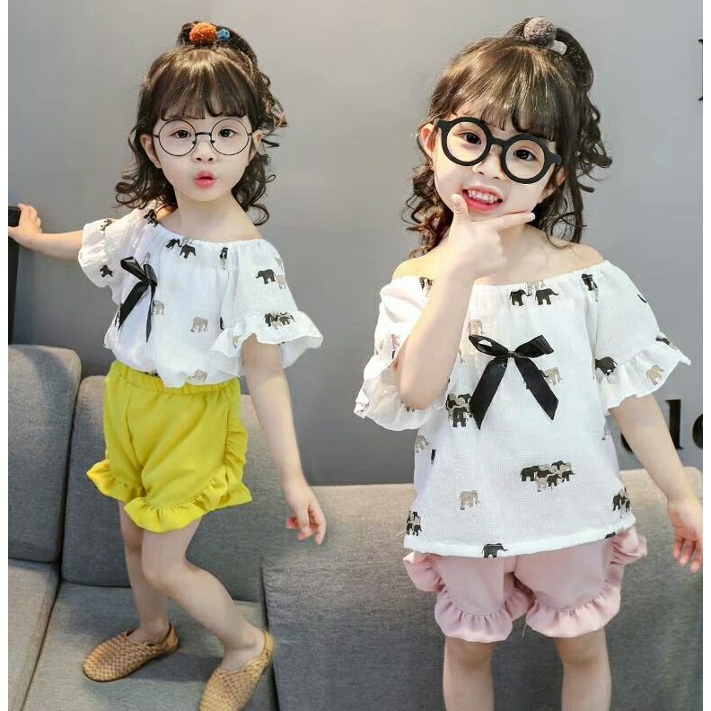 002 ST PITA IMPORT Baju Anak Stelan Modern Bagus  Baru Murah Grosir Tanah Abang