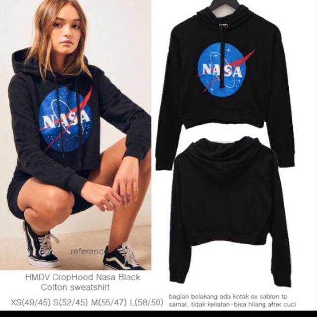 HOODIE HNM H&M NASA CORP 100% ORIGINAL / HOODIE NASA WANITA