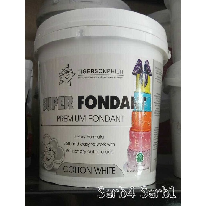 

Jual Tigerson Super Fondant/ Premium Fondan Repack 500Gr White