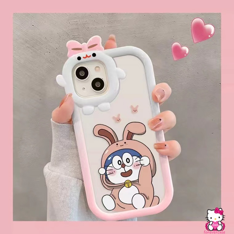 Soft Case TPU Motif Doraemon 3D Untuk IPhone XR 7 8 Plus 13 11 12 Pro MAX X XS MAX 6 6S Plus SE