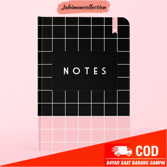 

✨ BISA COD ✨ Notebook Buddybooks Custom Nama Buku Jurnal Planner Motif BASIC05 - Size A6
