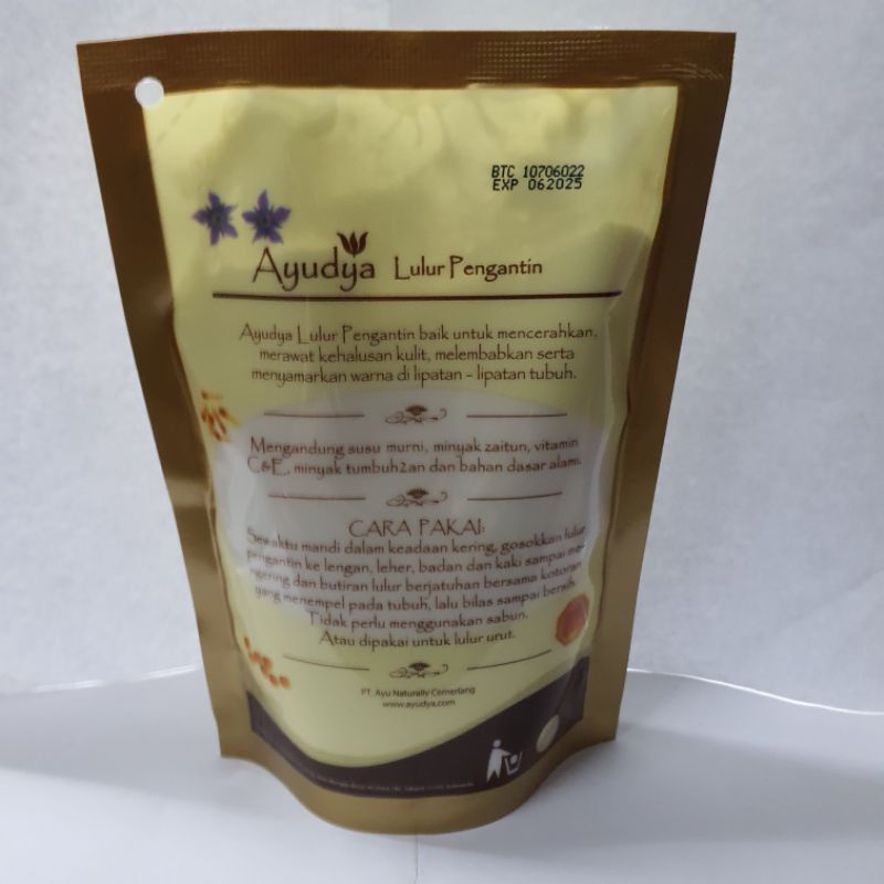 Ayudya lulur pengantin foaming body scrub 300gr