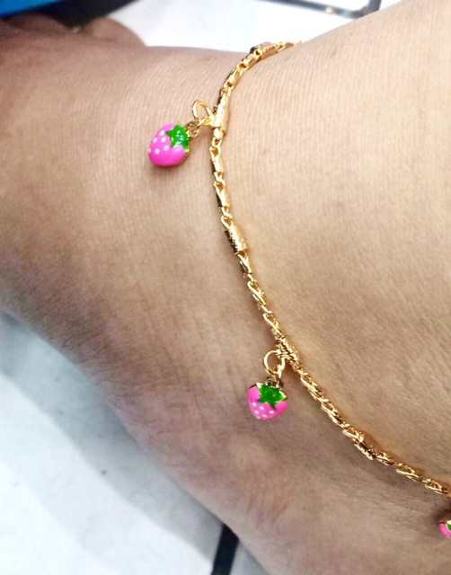 Gelang kaki jurai jurai gelang kaki wanita lapis emas xuping