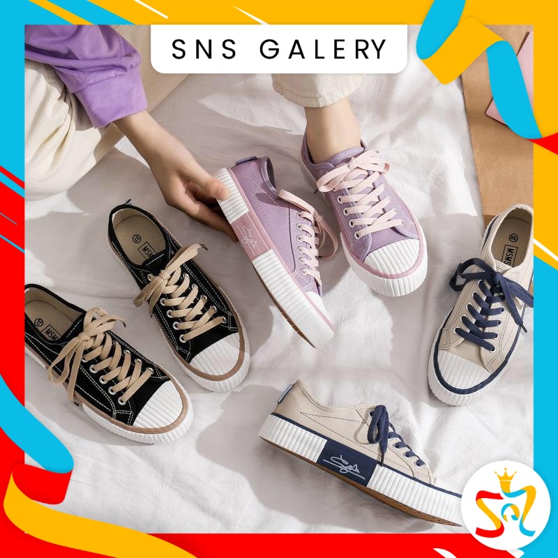 SNS903 Sepatu Canvas Hyun Jae Wanita Sneakers Import Freebox SNSGALERY 88 301 494 094