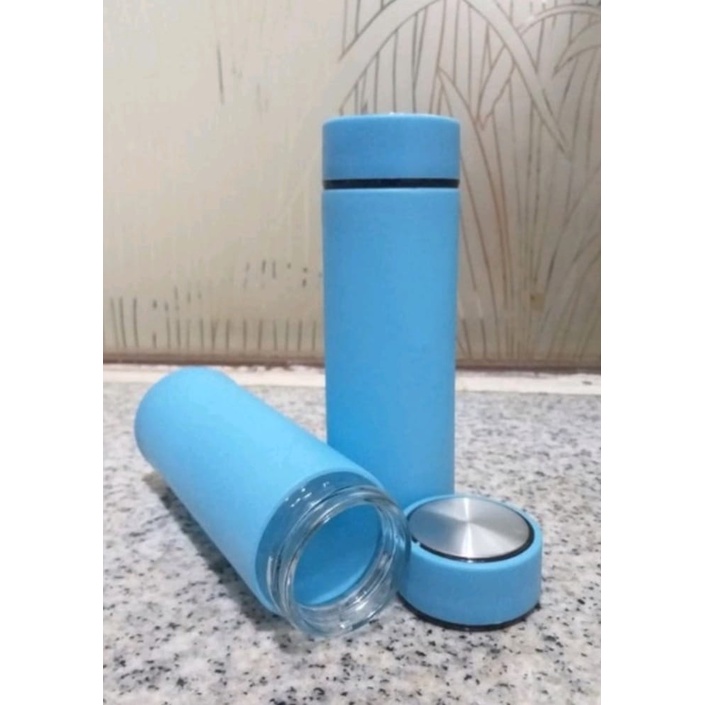 Botol Minum Termos Kaca 450ml Unik Warna Warni Polos-Tempat Minuman Six Oup Beling Kaca Aesthetic Cover Plastik-Tumbler Air Minum Murah Mini Unik Korea 6oup Cantik Free BPA Tahan Panas