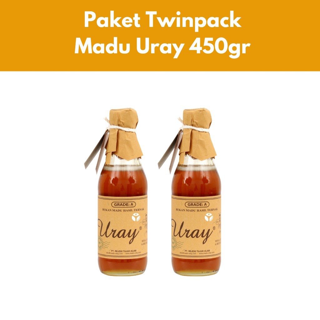 

Paket Twinpack - Madu Uray 450gr - Madu Murni Sehat - Madu Hutan - Madu Asli - Jagapati