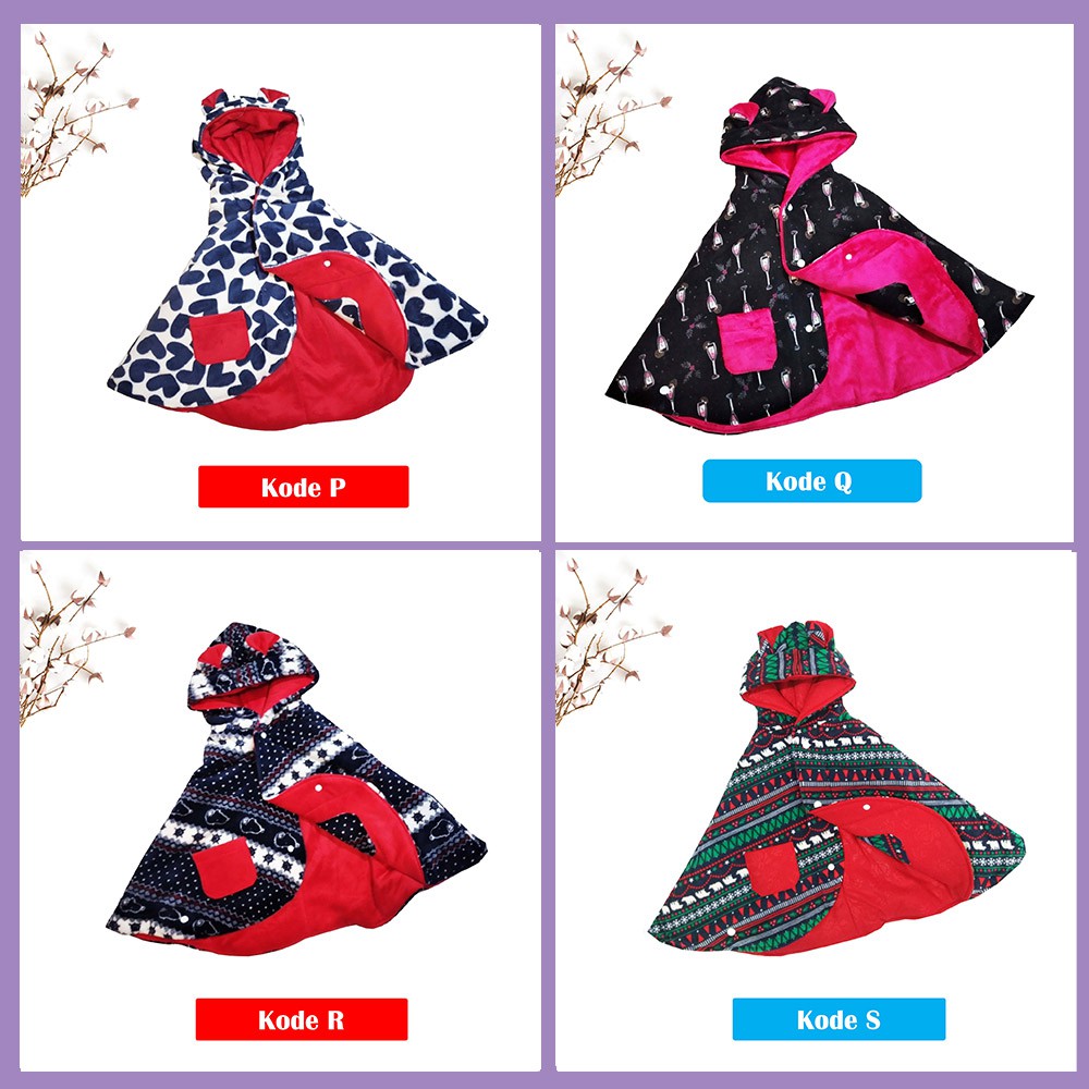 BABY CAPE Selimut Bayi Newborn-3thn Jaket Anak Bayi Murah-5