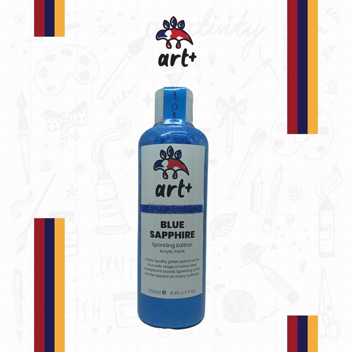 

Produk Terbaru Acrylic Paint/Cat Akrilik Glitter Art+ Blue Sapphire 250 Ml