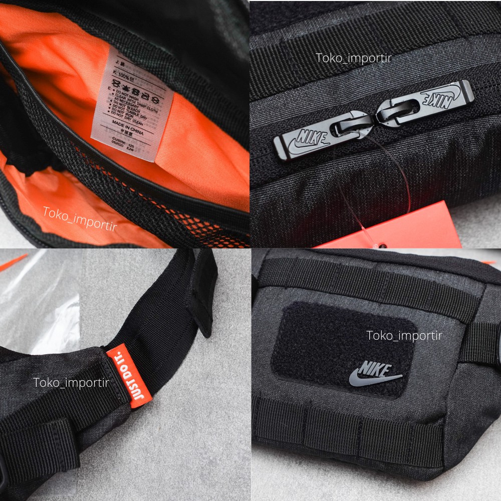 Waistbag Nike Kanvas Import High Quality Mirror ORI Tas Pinggang Pria