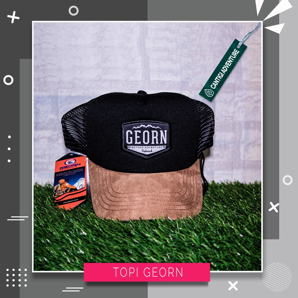 Topi Trucker Adventure Jaring Georn