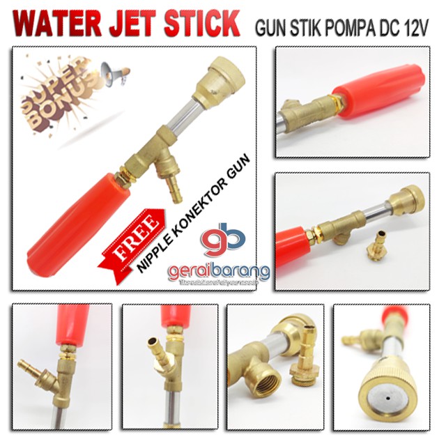Gun Sprayer Spray Gun Water Jet Stik Cuci Steam Doorsmeer Pompa dc Jet Water Gun Sanchin