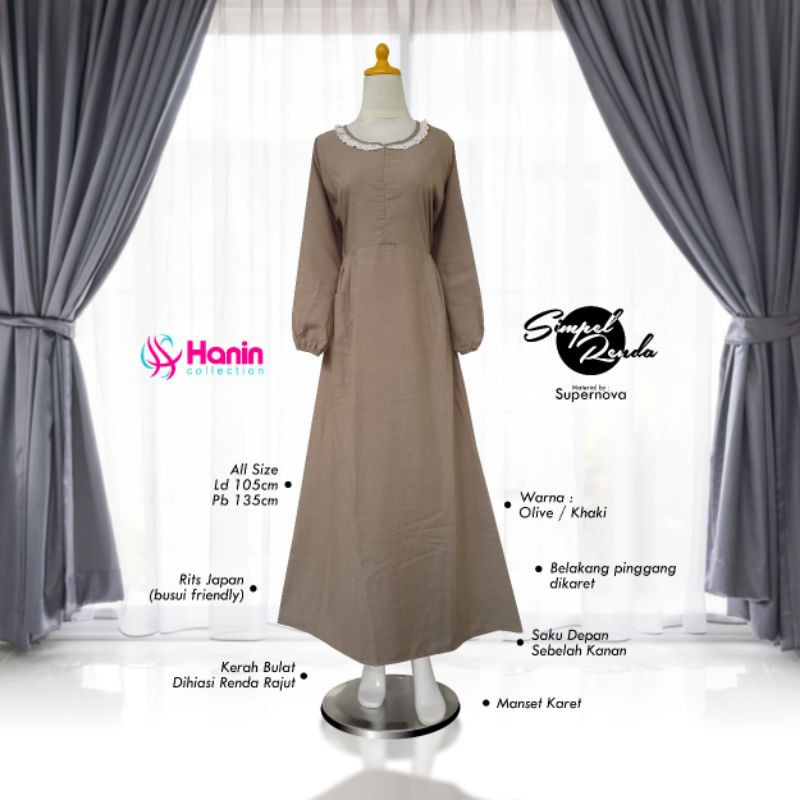 Gamis Rumah / Gamis Polos