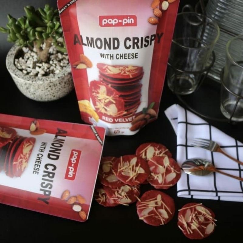 

Almond Crispy red velvet cheese