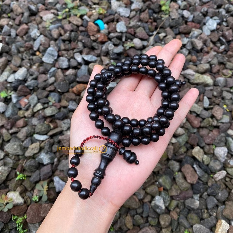 Tasbih Kayu Hitam / Tasbih Galih Kelor / Tasbih Kelor  Original Tenggelam