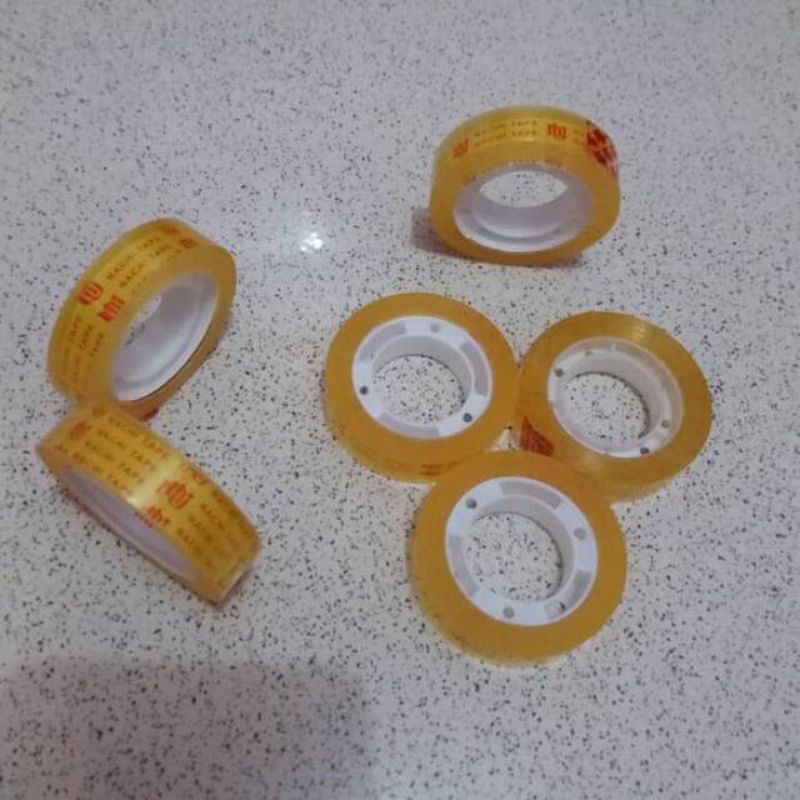

ISOLASI NACHI 1/2 INCH PER PCS 1CM 36 YARD SOLASI NACHI KECIL SELOTIP NACHI 1/2" SLASIBAN KECIL NACHI 1/2 INCH