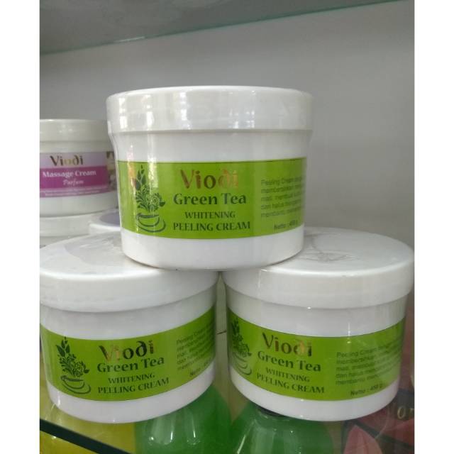 VIODI GREEN TEA WHITENING PEELING CREAM 450GR