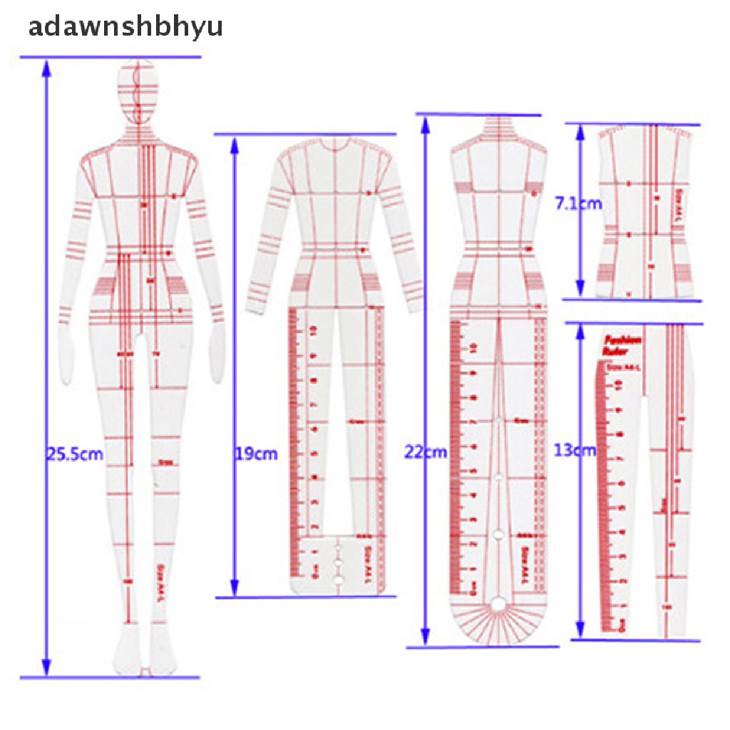 Penggaris Gambar Fashion adawnshbhyu Figure Drawing Template Untuk Desain Fashion Sketch Template