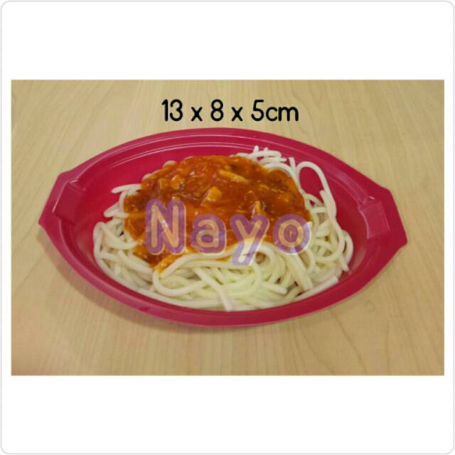 Mika Spaghetti 50pcs Mika Spageti Box Bento Tempat Makan Tray Spaghetti Shopee Indonesia