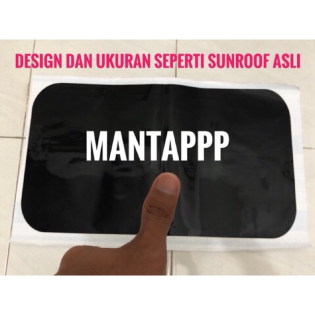 Stiker Sunroof Replika Sunroof