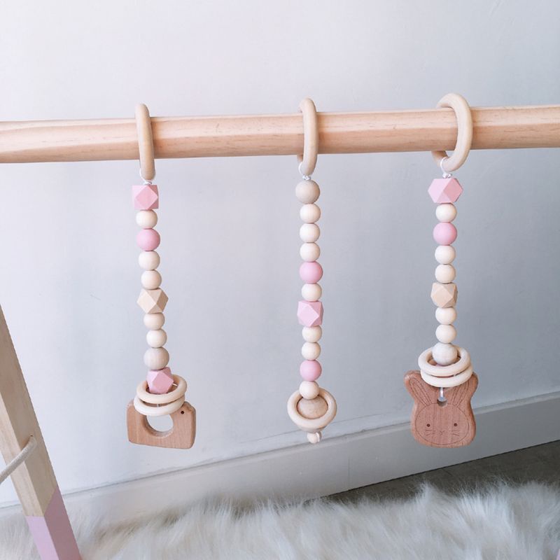 Mary Mainan Rak Kayu Solid Desain Kartun Gaya Nordic Untuk Dekorasi Kamar Bayi / Anak