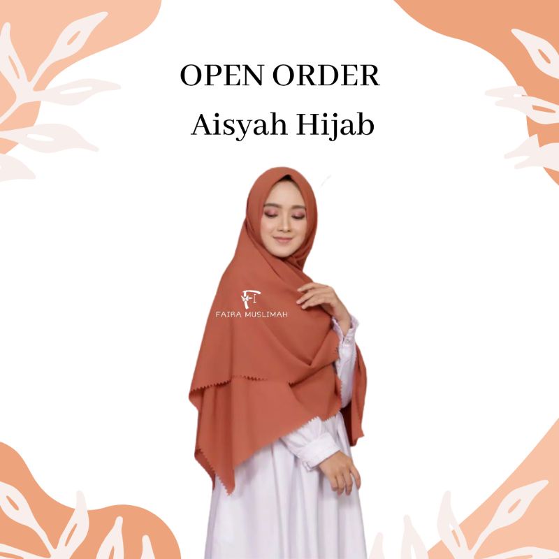 COD|Hijab Segi Empat Aisyah Syar'i by Faira