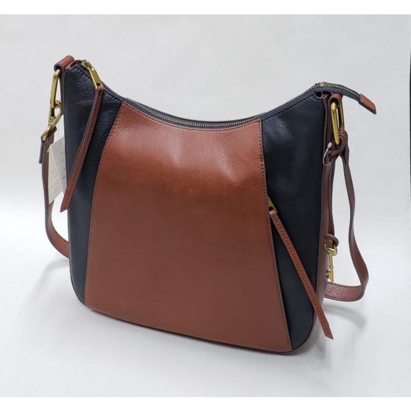 Tas Wanita FossilOriginal Talia Hobo Brown Multi