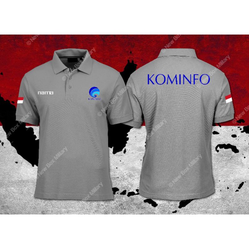 T-SHIRT/BAJU/KAOS/POLO/KERAH/WANGKI KOMINFO