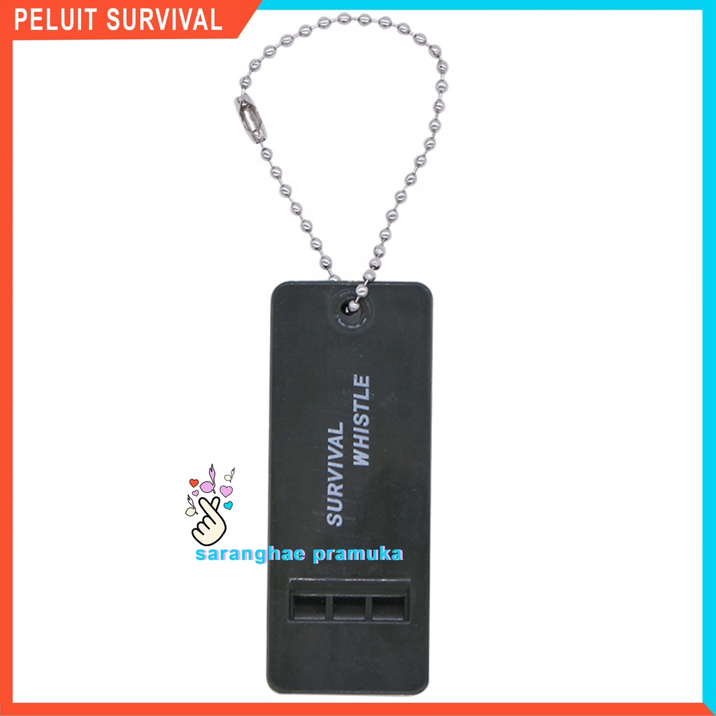 Peluit Pluit Survival Whistle Outdoor Tiga Nada Mainan Panggilan Untuk Melatih Anjing Burung Parrot