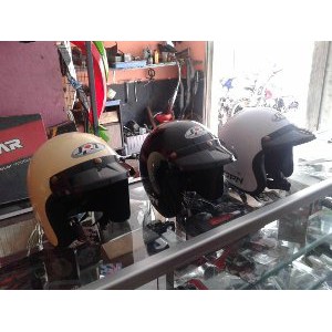 Helm trail klasik tanpa goggle masker Berkualitas
