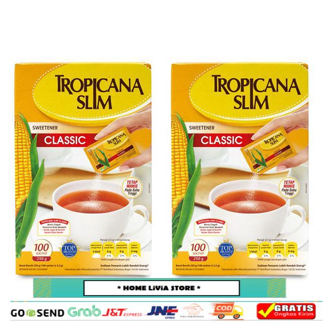 

Tropicana Slim Classic 100 sachet 2 x 250 gr