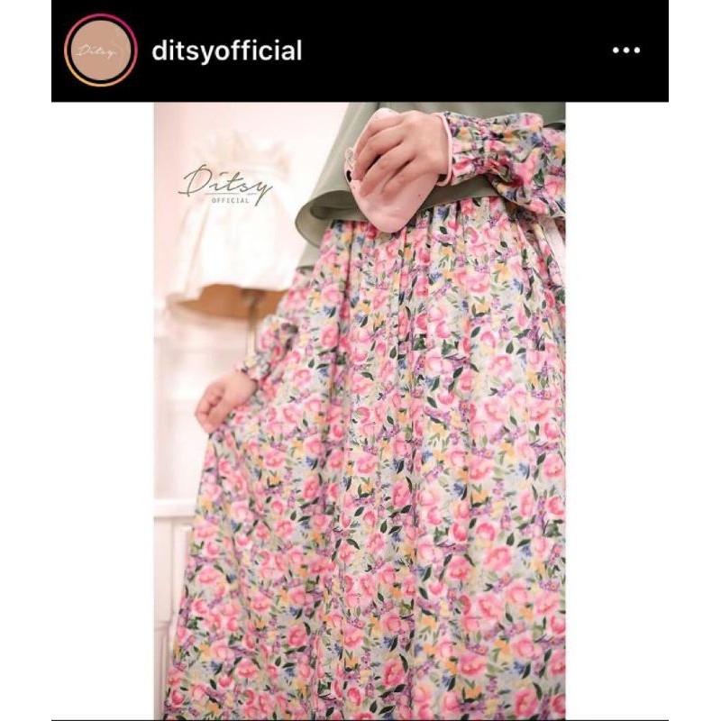 Ditsy Maret Serein Green S by ditsyofficial