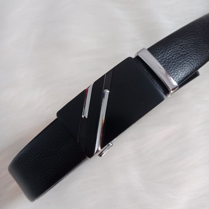 Ikat Pinggang Pria Tipe Rel Men Belt Gesper Pria Sabuk Mewah Men Belt  - 017