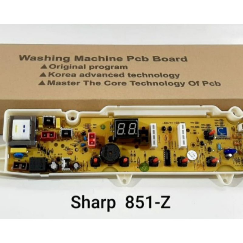 modul PCB mesin cuci Sharp 851-Z ESF950 ESF950GY ES-950P-GY