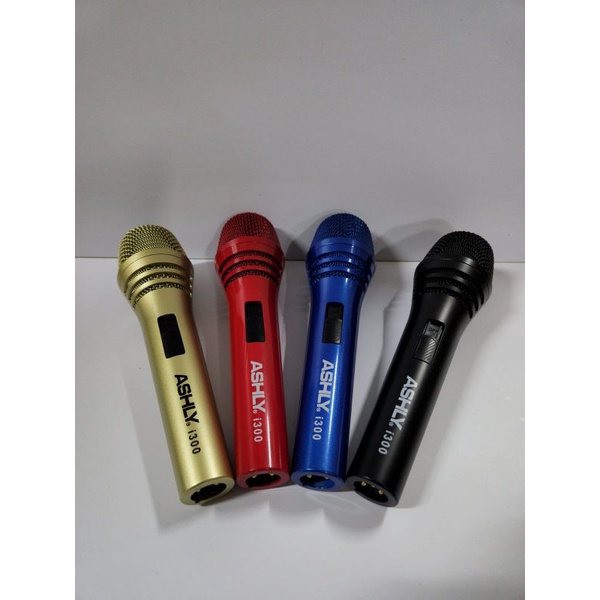 MIC KABEL ASHLY I300 MICROPHONE VOCAL PROFESIONAL BAHAN METAL