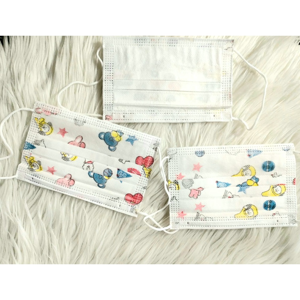 Masker Anak Motif K-Pop 3ply Import Real Pict ALADDIN_88