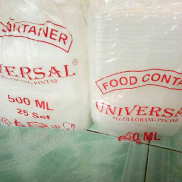 Kotak Makan Plastik Bening Thinwall 650ml 25pcs Perpack Harga Grosir Murah Tebal Tahan Panas Jakarta