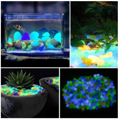 BATU HIAS AQUARIUM DEKORASI TAMAN BATU MENYALA GLOW IN THE DARK HIASAN AQUARIUM TAMAN FOSFOR  GLOW IN THE DARK