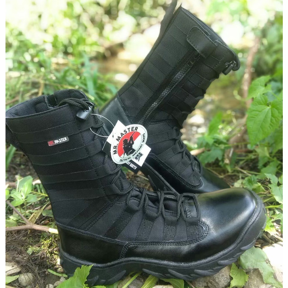 SEPATU PDL MR MASTER KULIT SAPI ASLI SEPATU PDL DINAS LAPANGAN TNI POLRI SECURITY SATPAM