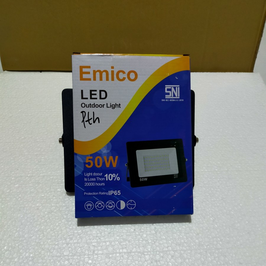 Lampu sorot EMICO LED 50 watt cahaya putih