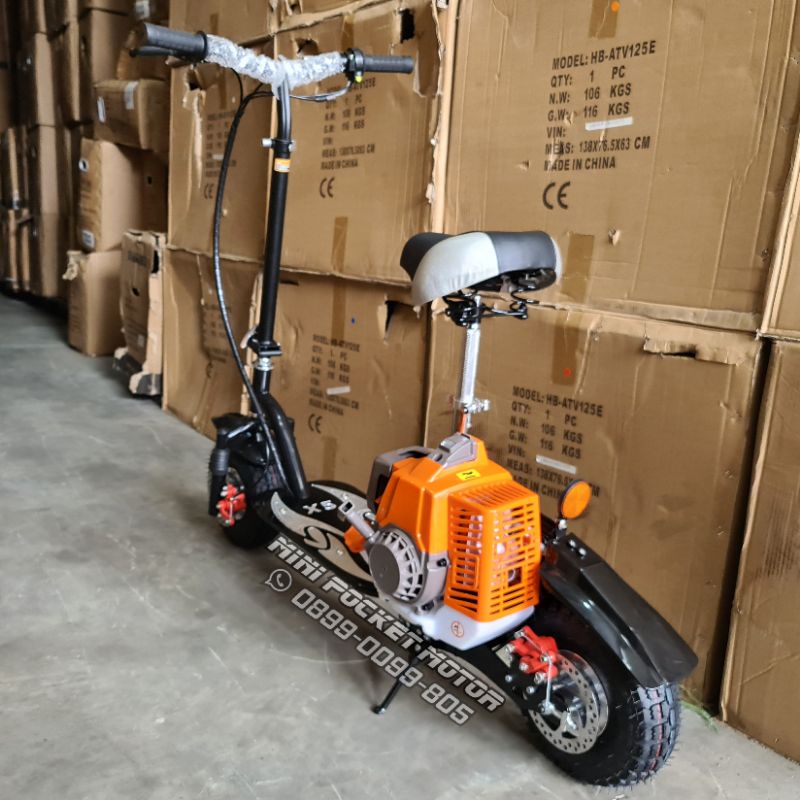 Scooter 2Tak Scooter Bensin 2Tak Goped Mesin 2Tak Otoped Mesin 2Tak